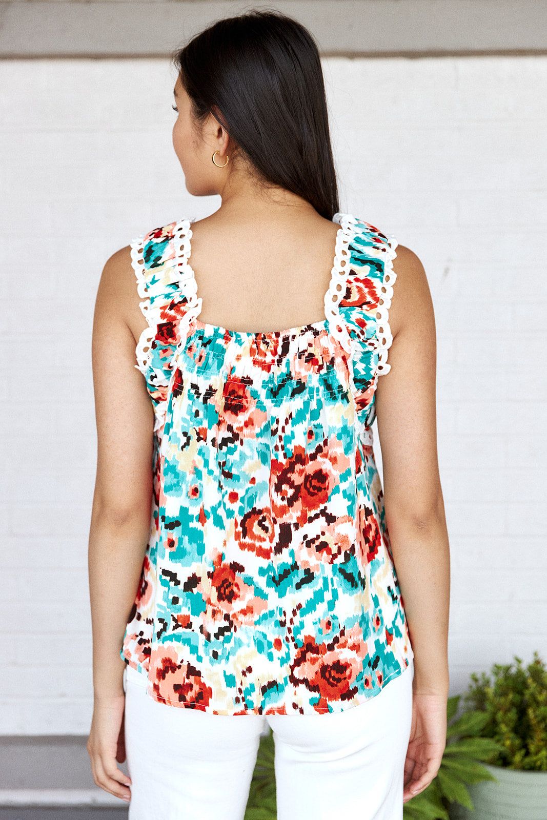 SALE- Lea Crochet Floral Detail Top sold by fab'rik product image thumbnail 2