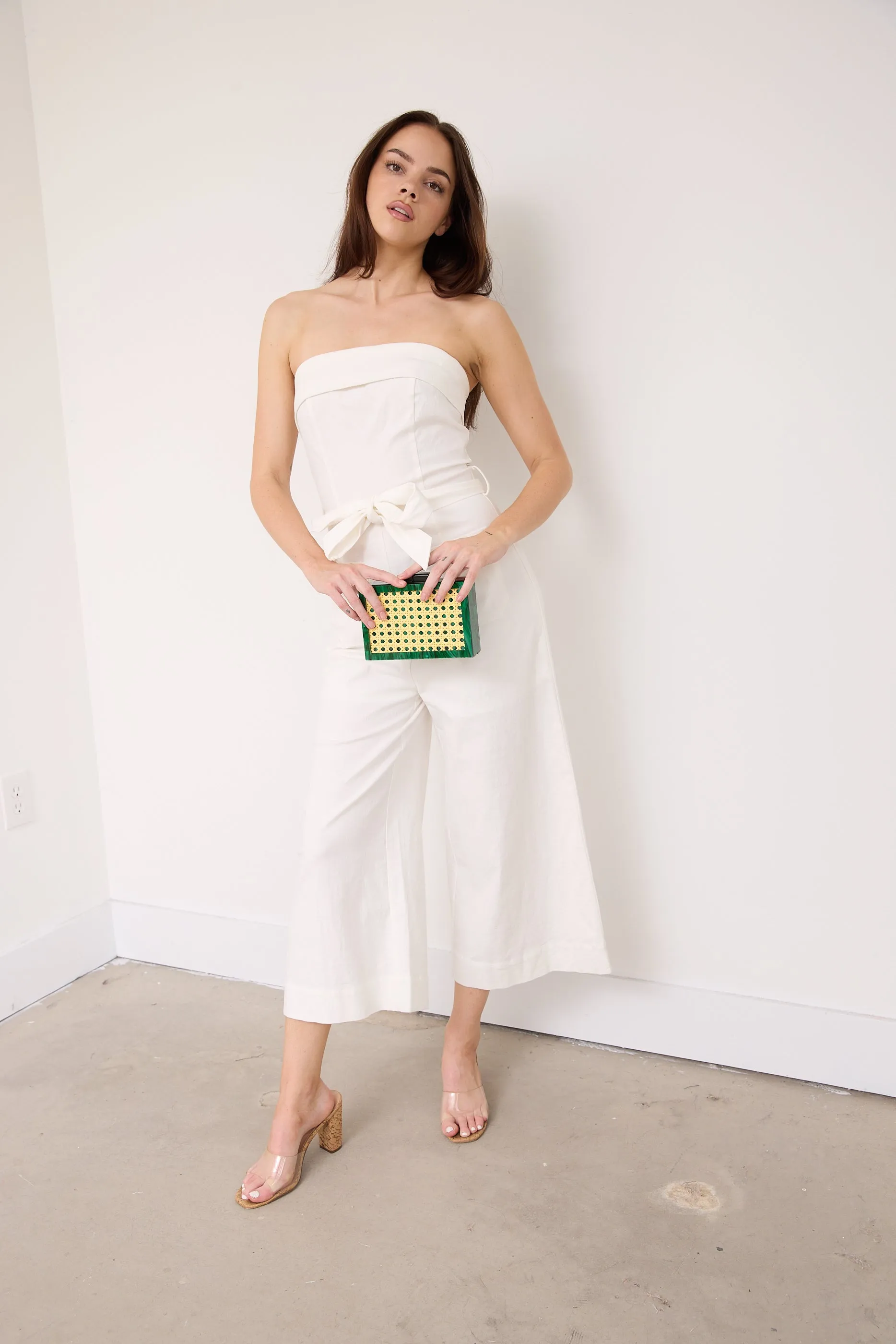 Kira Strapless Wide Leg Jumpsuit sold by fab'rik product image thumbnail 3