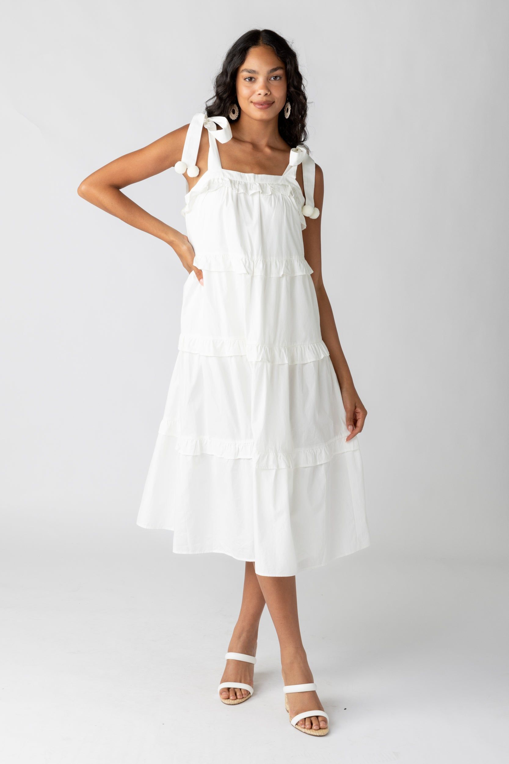 SALE - Callie Tiered Midi Dress sold by fab'rik