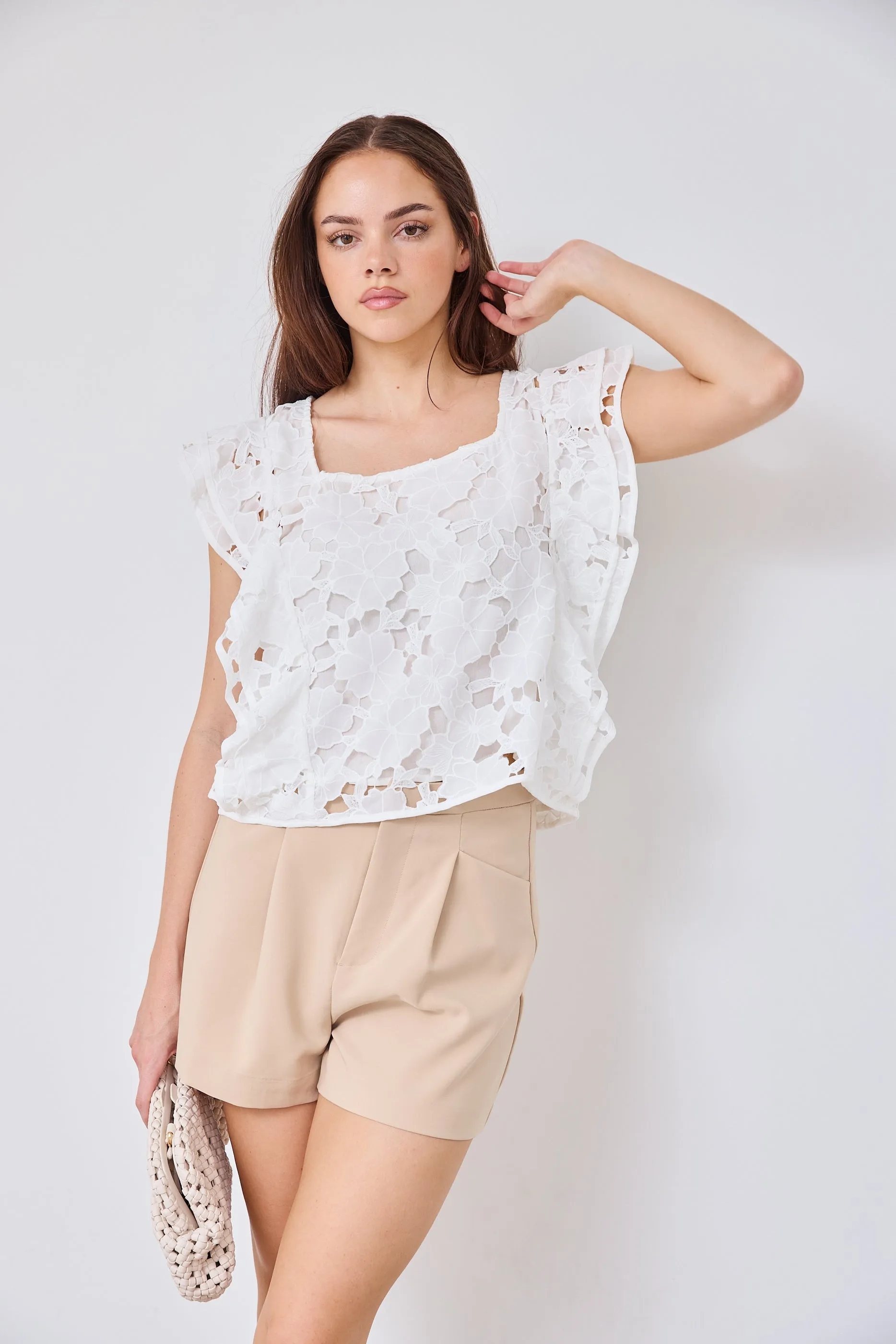 SALE - Mora Eyelet Top sold by fab'rik