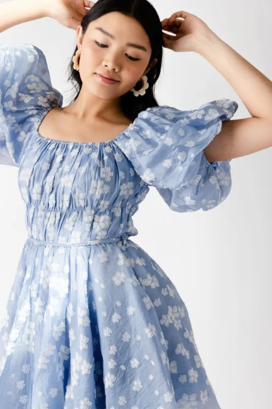 SALE - Tatum Bubble Sleeve Floral Mini Dress sold by fab'rik