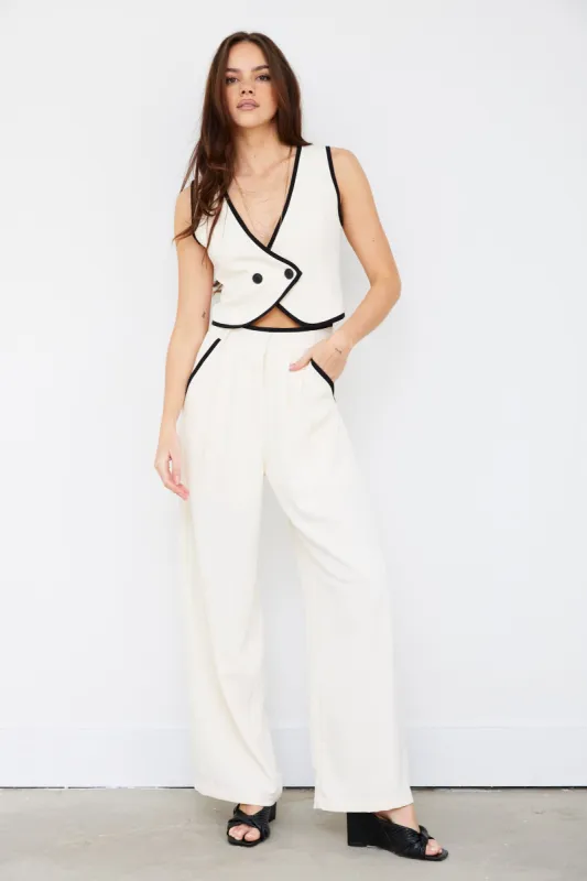 SALE - Phoenix Contrast Detail Pants sold by fab'rik