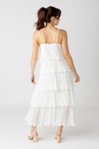 SALE - Summers Pleated Tiered Maxi Dress sold by fab'rik