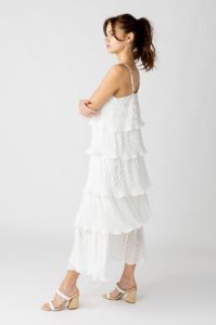 SALE - Summers Pleated Tiered Maxi Dress sold by fab'rik
