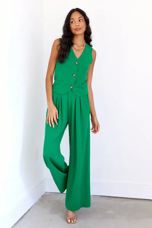 SALE - Blair Pleated Trouser Pants sold by fab'rik