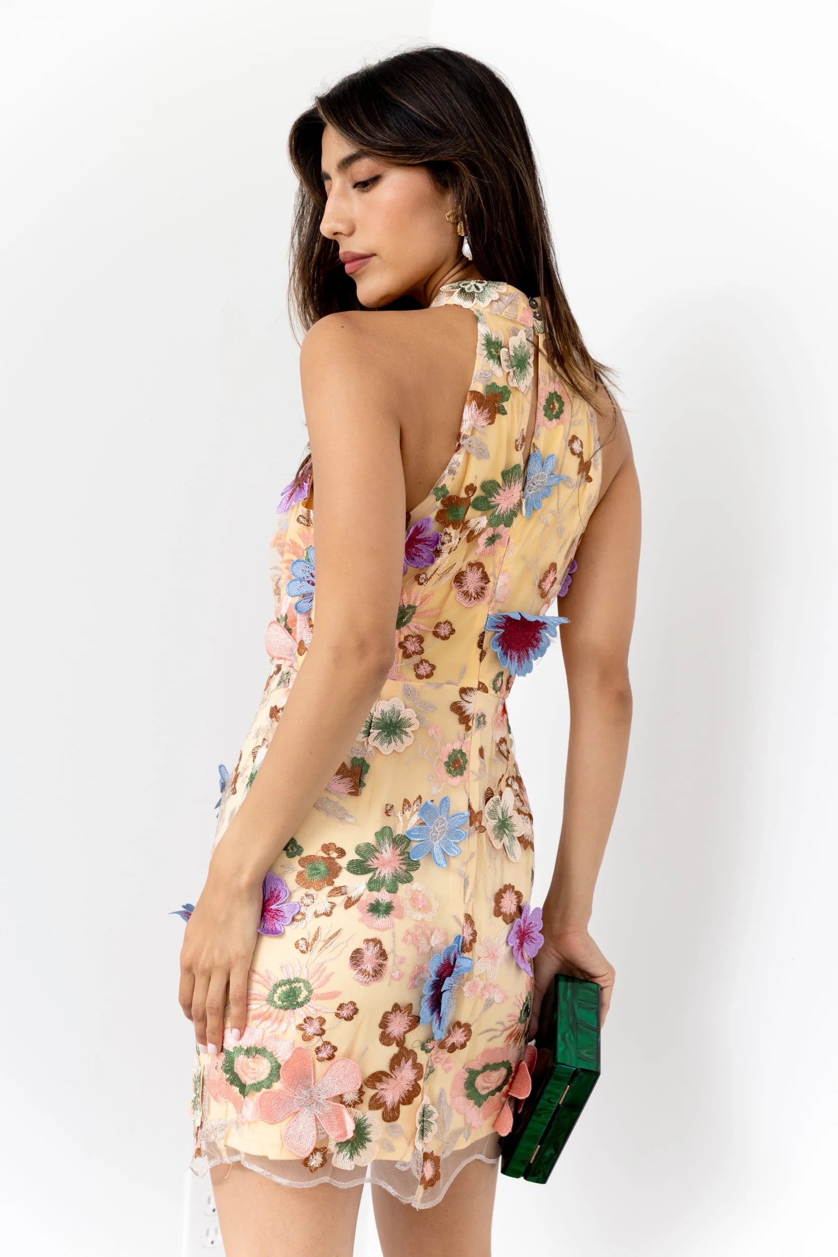 SALE - Geneva Floral Embroidered Dress sold by fab'rik product image thumbnail 4