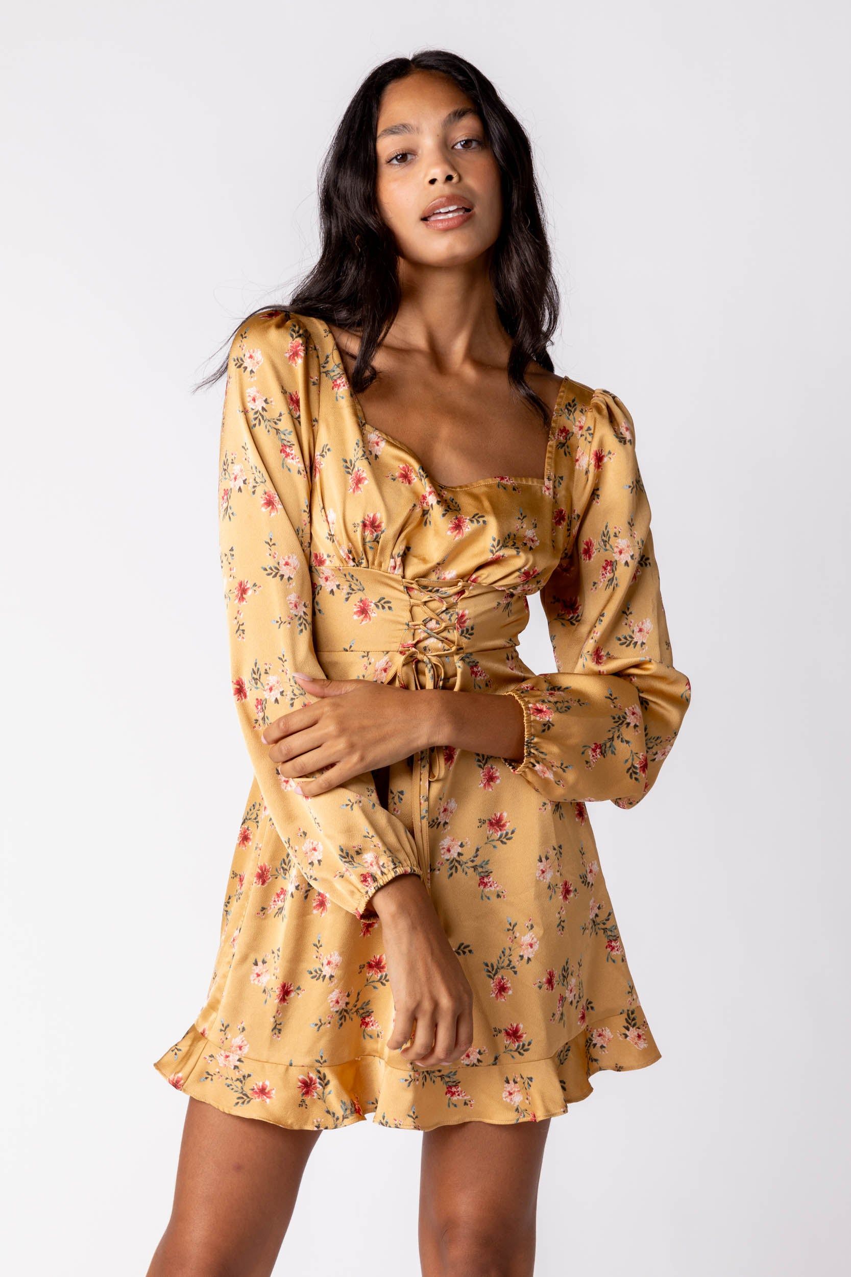 SALE - Alessia Lace Up Mini Dress sold by fab'rik