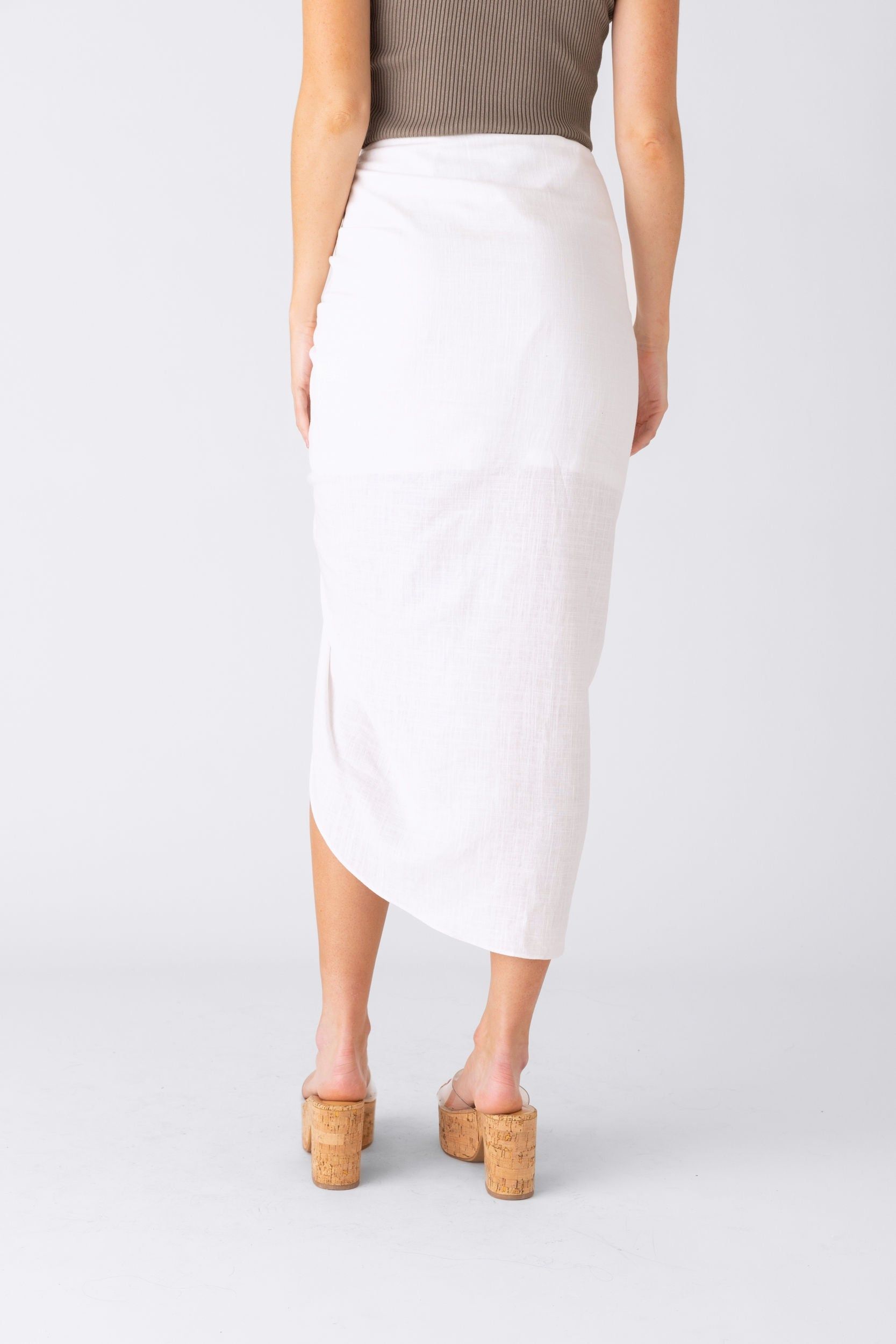 Kelly Gathered Midi Skirt sold by fab'rik product image thumbnail 3