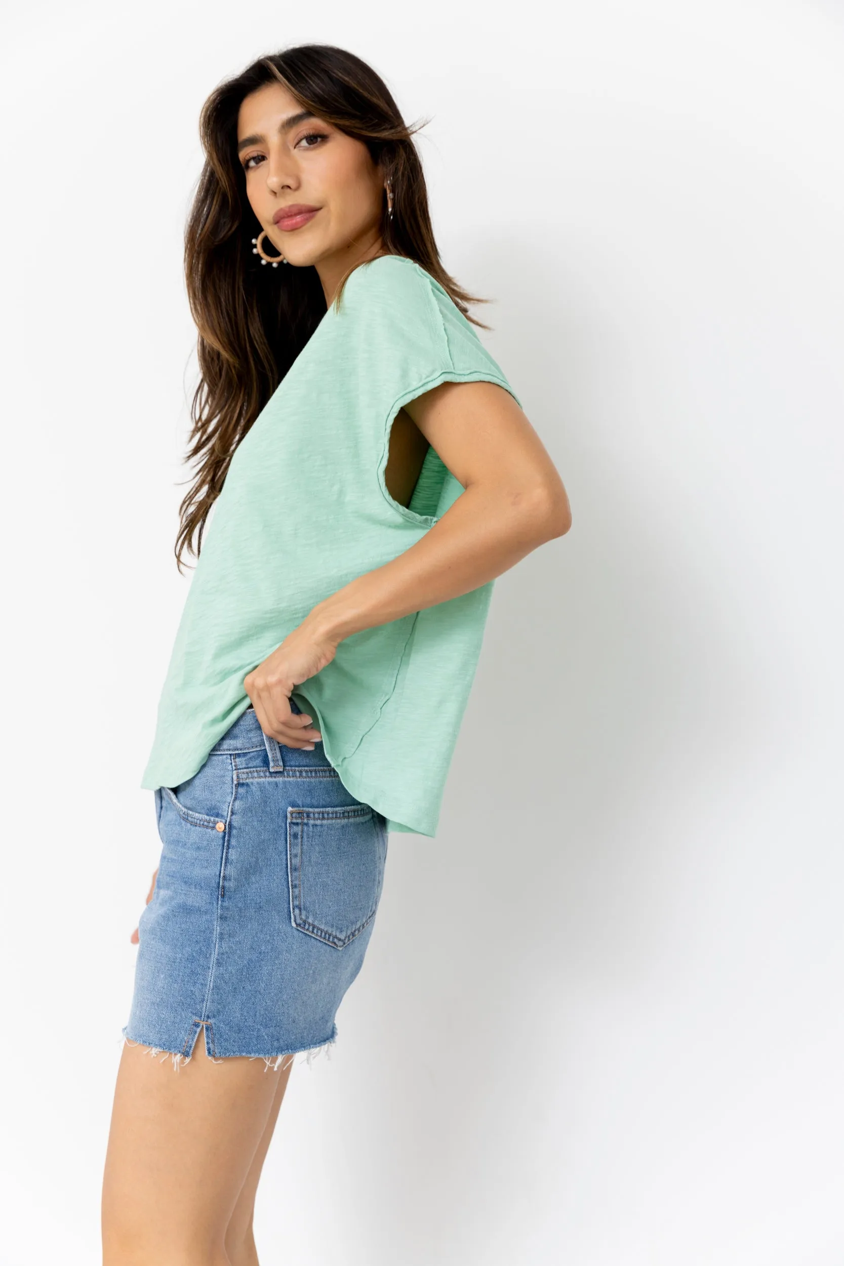 SALE - Milo Exposed Seam Detail Boxy Top sold by fab'rik product image thumbnail 2