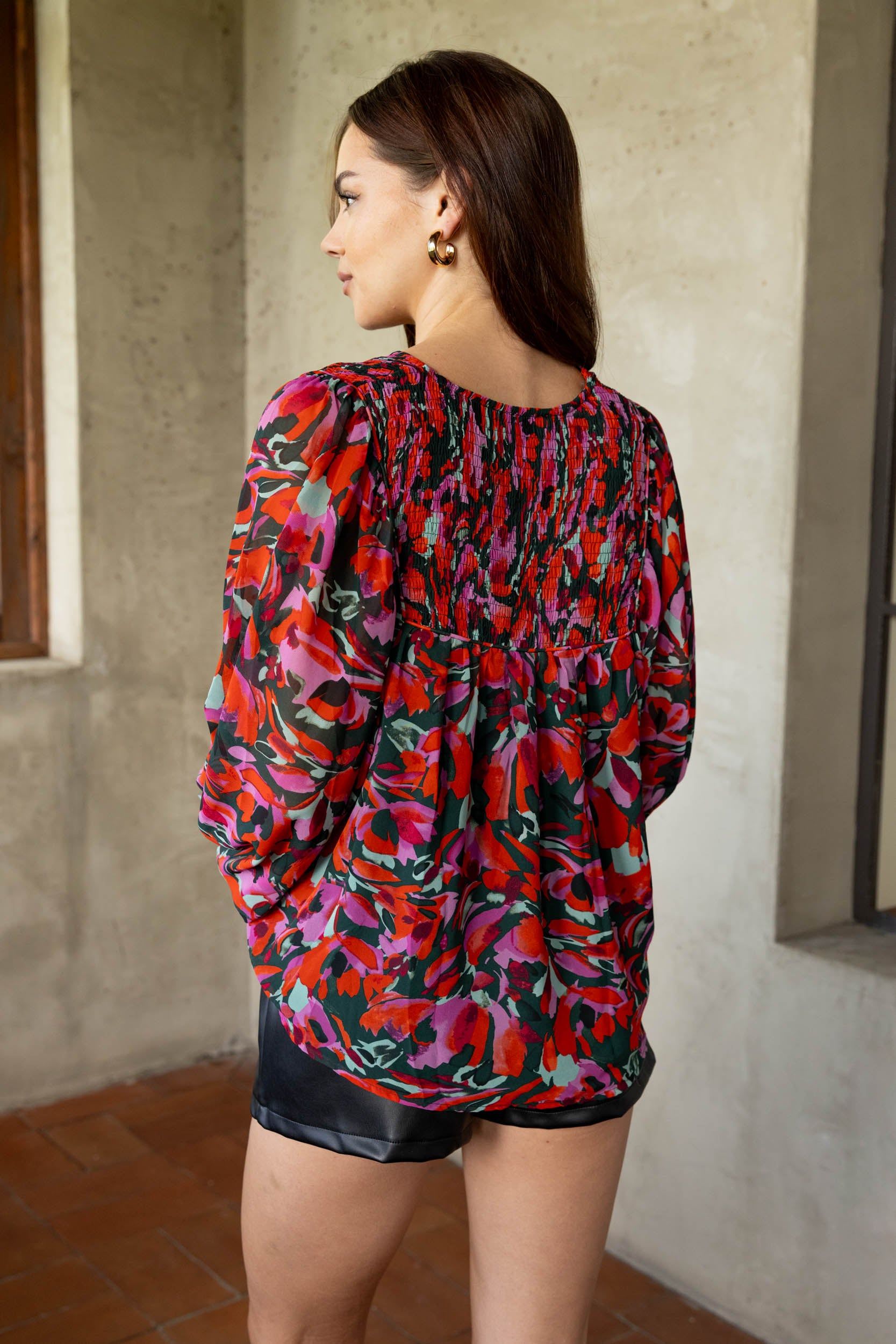 Julia Floral Printed Blouse sold by fab'rik product image thumbnail 2