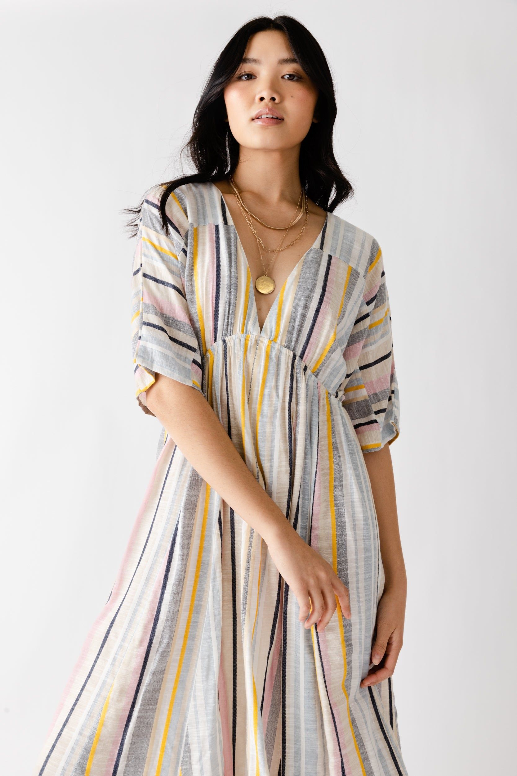 Lizzie Multi Striped Maxi Dress sold by fab'rik product image thumbnail 4