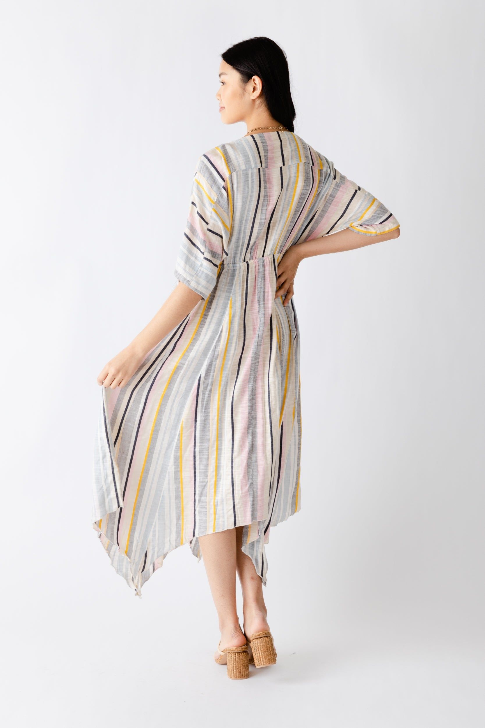 Lizzie Multi Striped Maxi Dress sold by fab'rik product image thumbnail 3