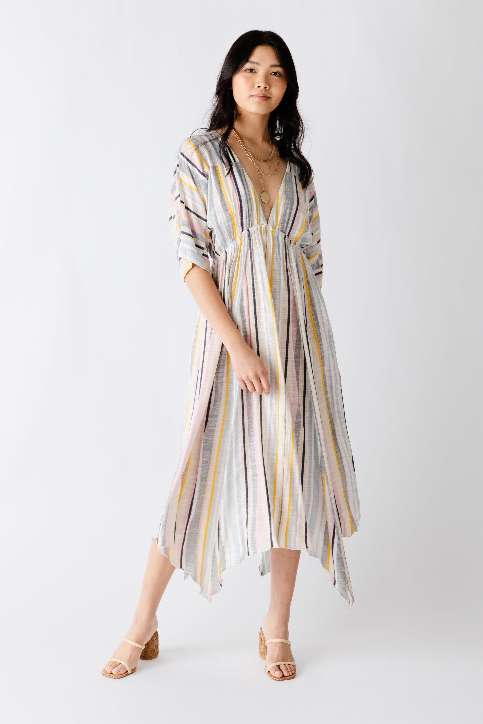 Lizzie Multi Striped Maxi Dress sold by fab'rik product image thumbnail 2