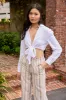 Sawyer Long Sleeve Cropped Top sold by fab'rik