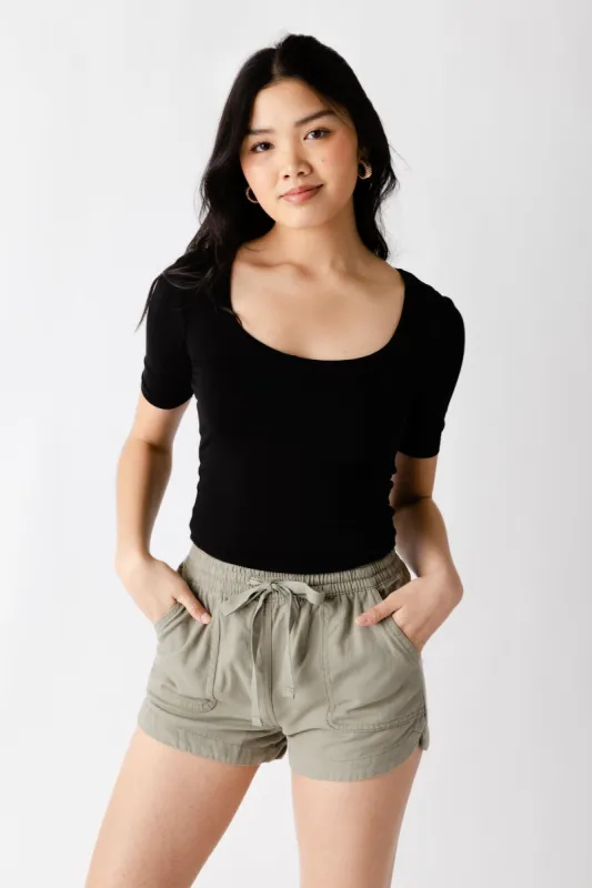 SALE - Hazel Scoop Neck Tee sold by fab'rik