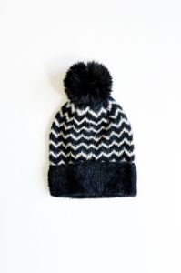 SALE - Lucy Zig Zag Beanie sold by fab'rik