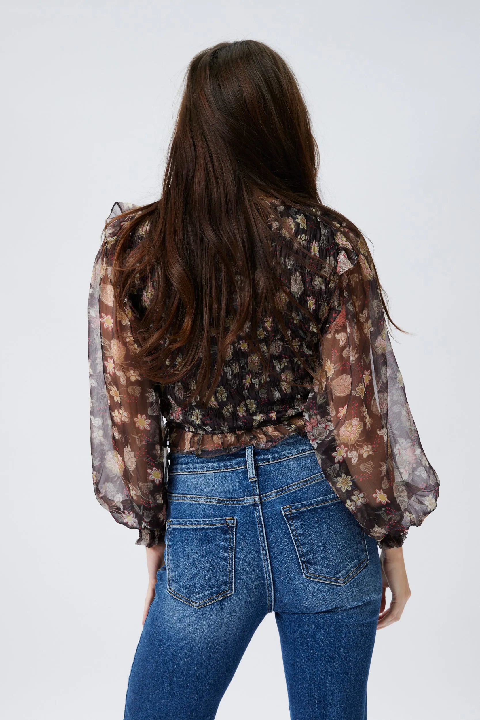 SALE - Monty Floral Printed Crop Top sold by fab'rik product image thumbnail 3