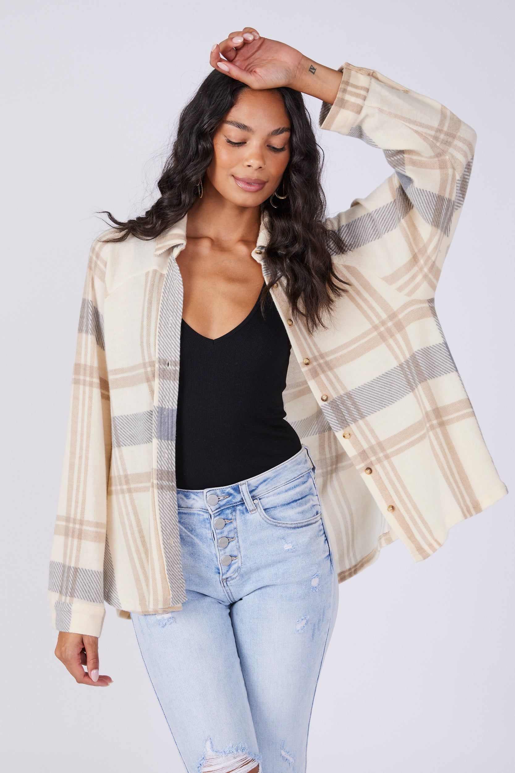 SALE - Gemma Plaid Shirt sold by fab'rik