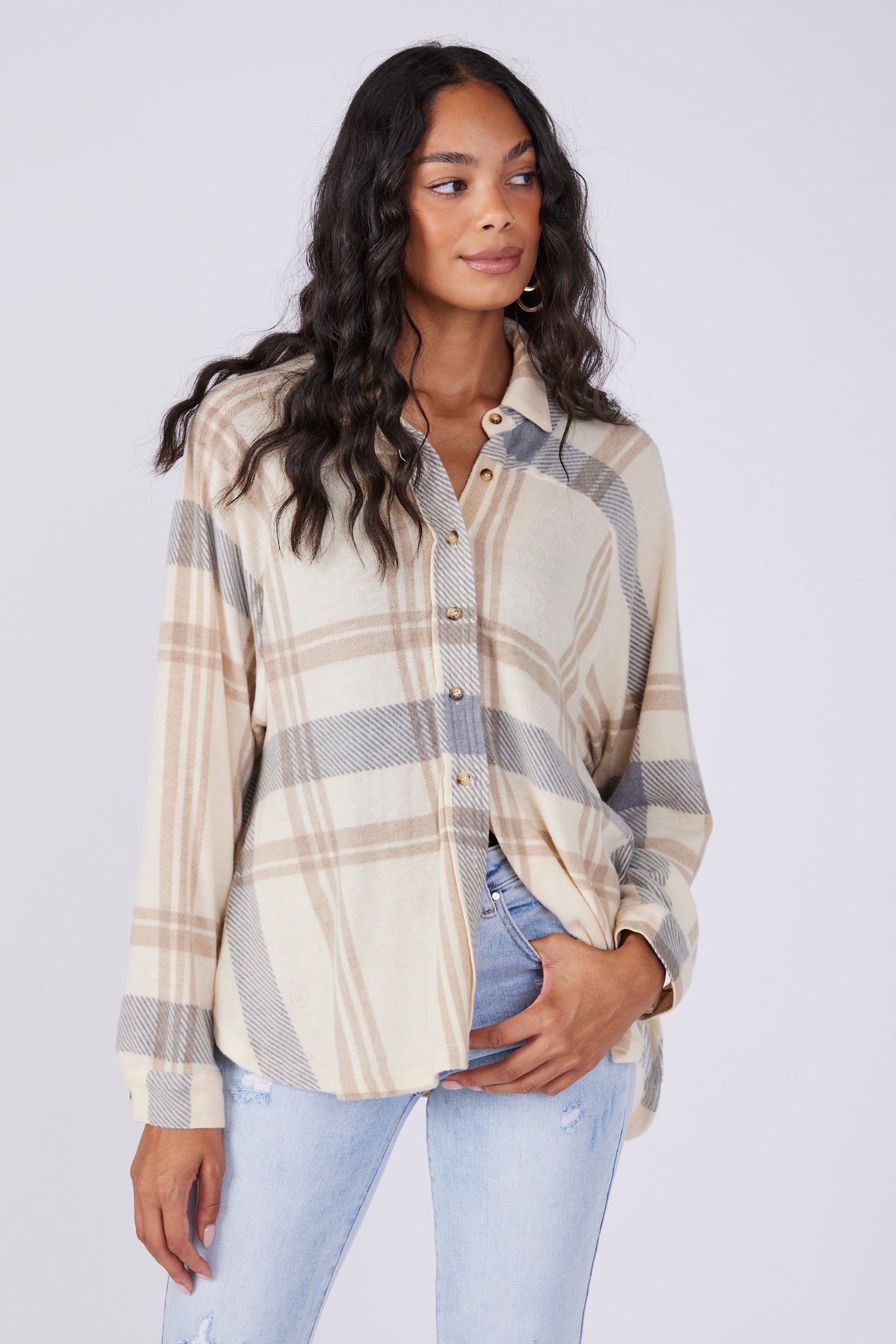 SALE - Gemma Plaid Shirt sold by fab'rik product image thumbnail 2
