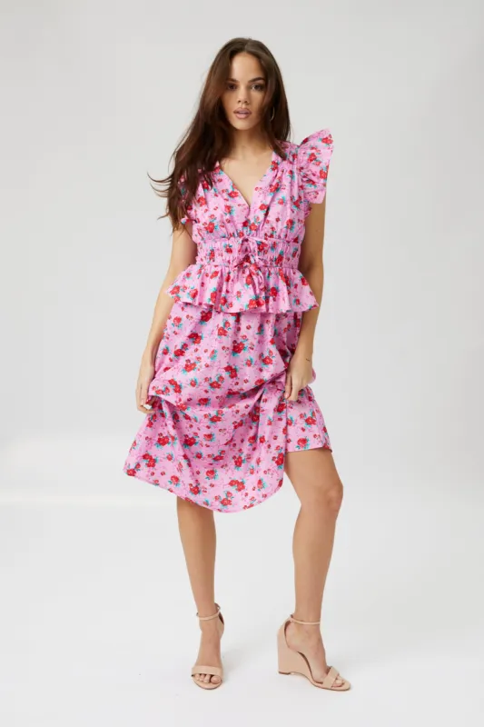 SALE - Kye Printed Midi Dress sold by fab'rik