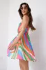 SALE - Esmeralda One Shoulder Striped Mini Dress sold by fab'rik