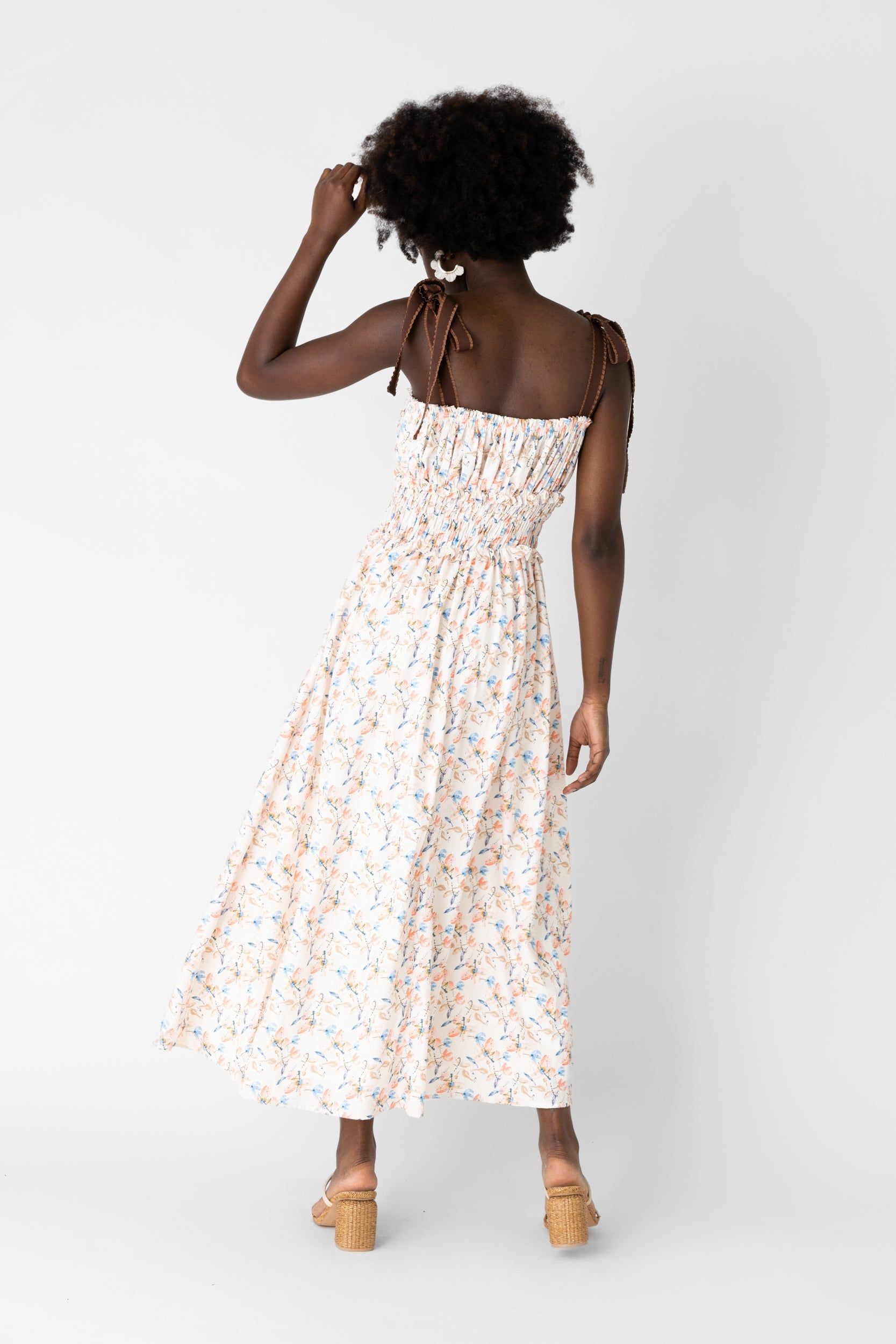 Sashi Tie Strap Maxi Dress sold by fab'rik product image thumbnail 2