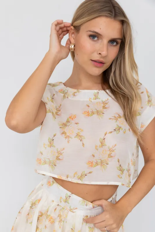 SALE - Mikey Floral Top sold by fab'rik