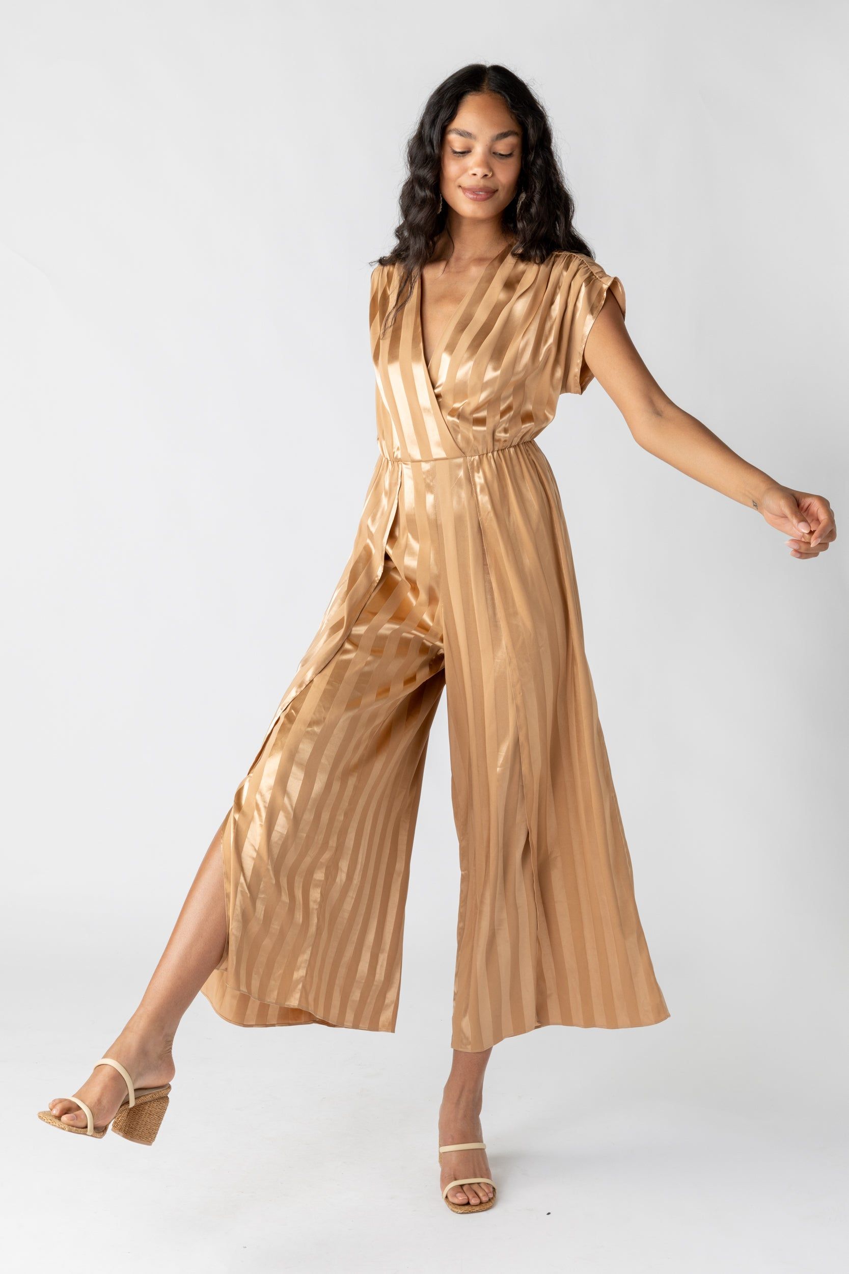 SALE - Noel Short Sleeve Jumpsuit sold by fab'rik