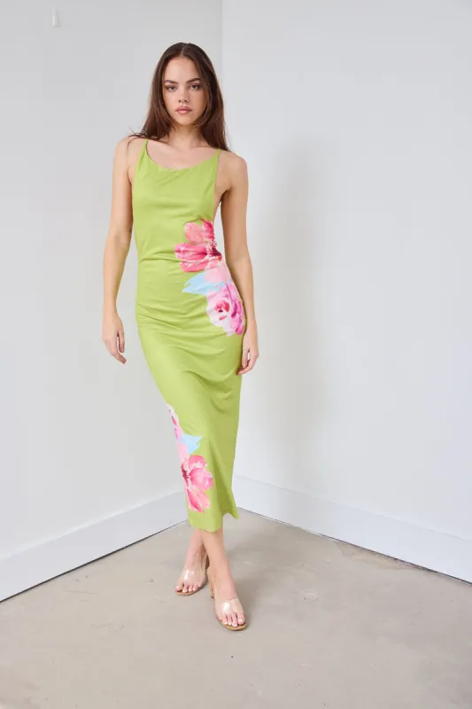 SALE - Mora Floral Print Midi Dress sold by fab'rik