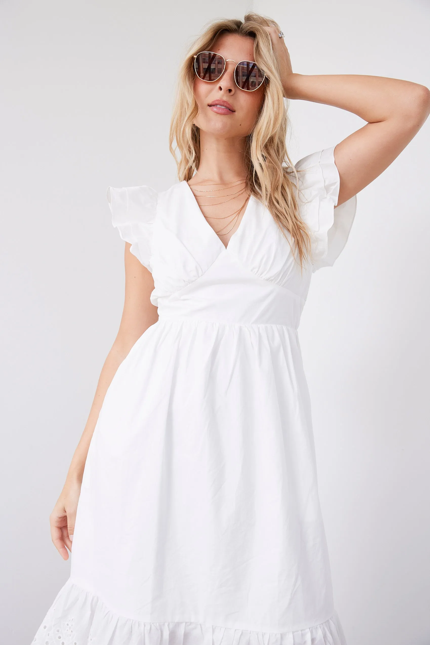 SALE - Eden Eyelet Midi Dress sold by fab'rik product image thumbnail 2
