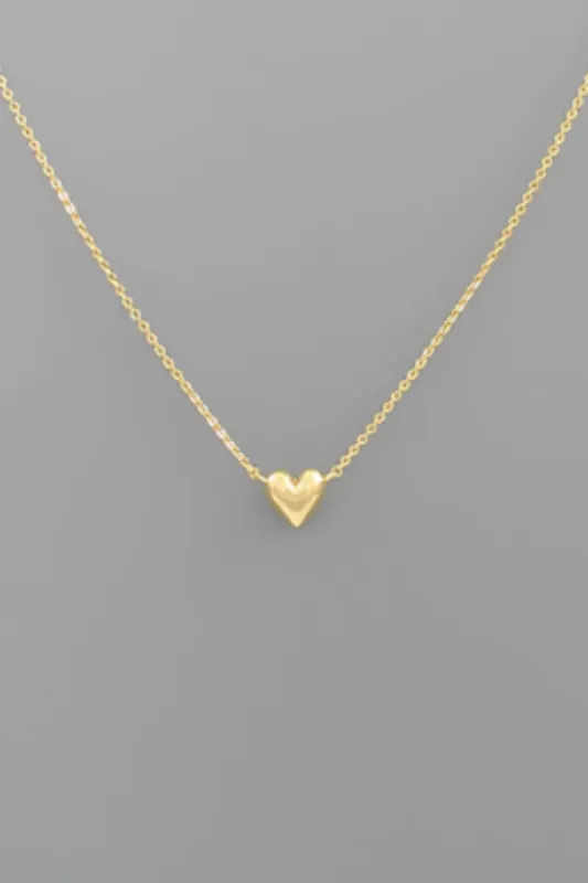 Mateo Small Heart Pendant Necklace sold by fab'rik