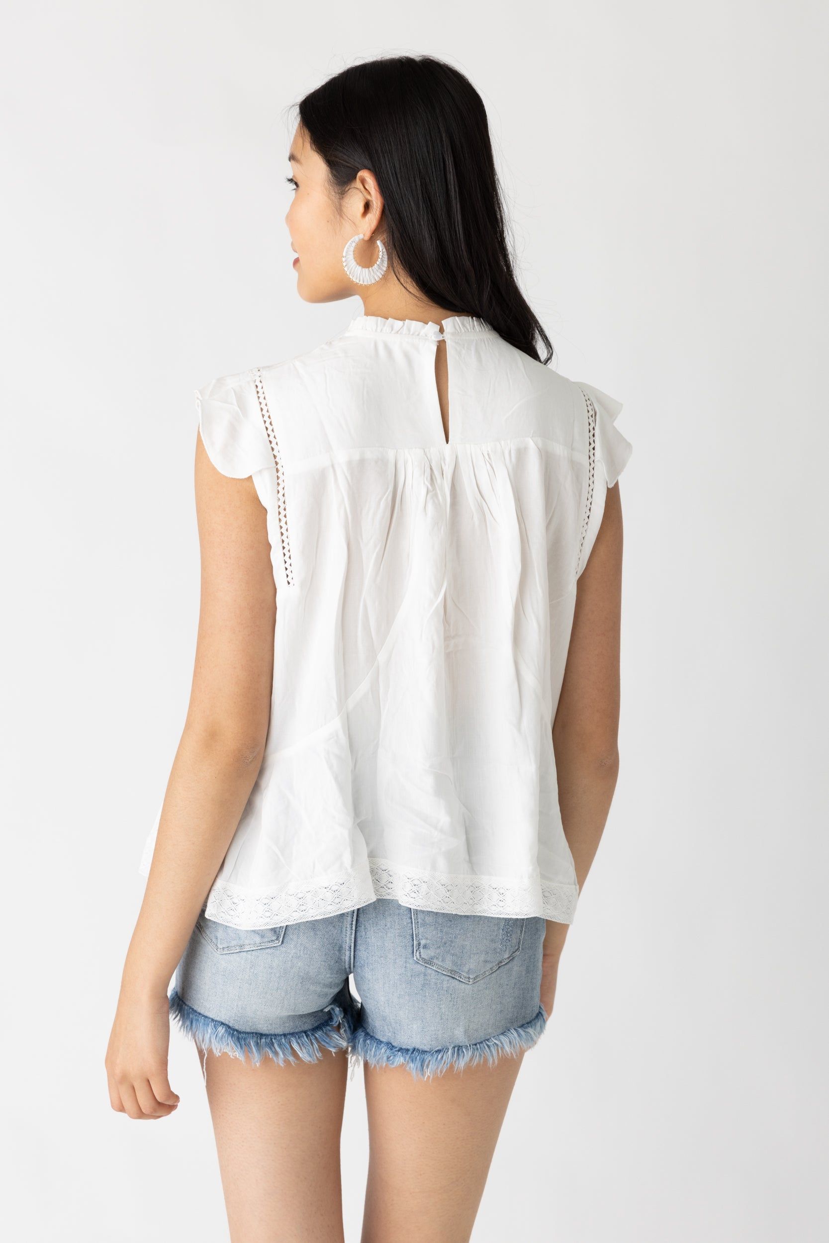 Adriana Sleeveless Peasant Blouse sold by fab'rik product image thumbnail 4