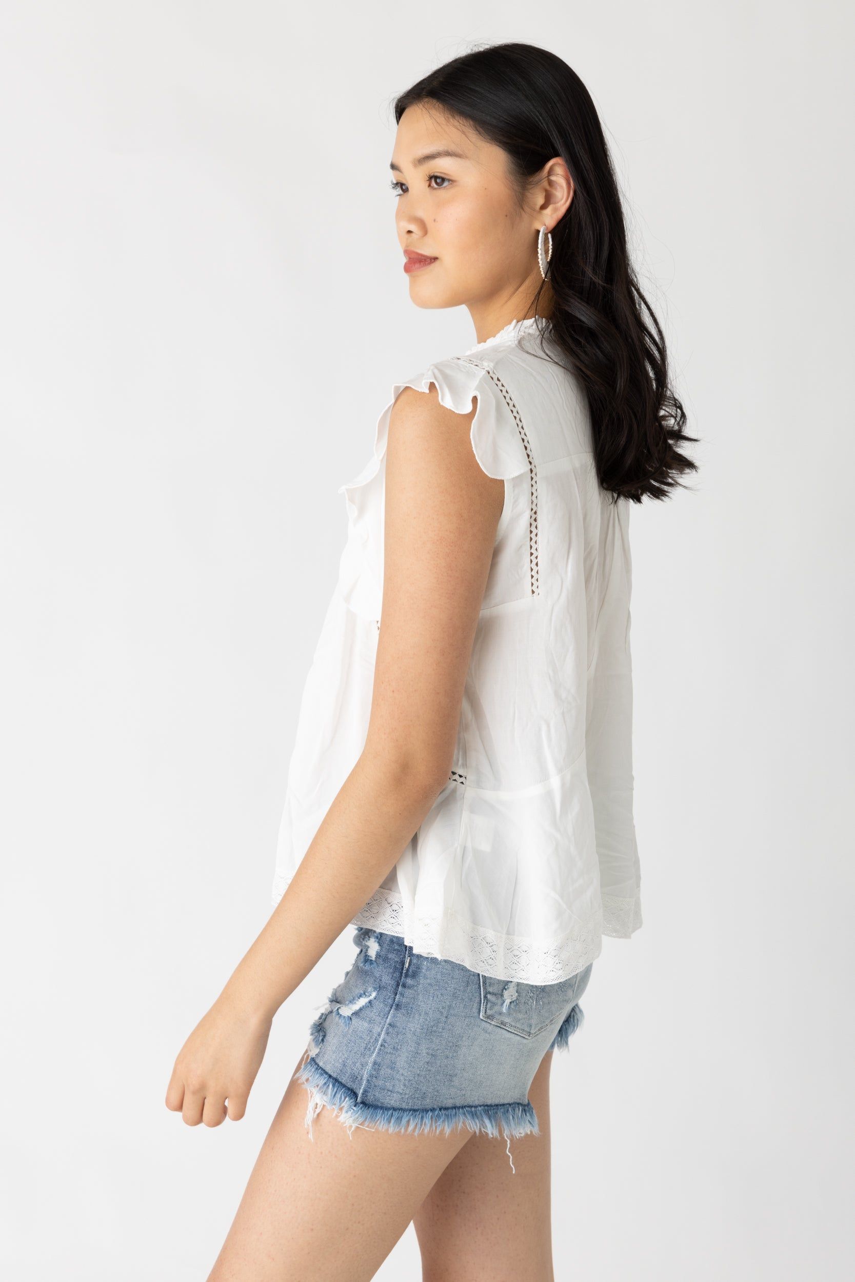 Adriana Sleeveless Peasant Blouse sold by fab'rik product image thumbnail 2