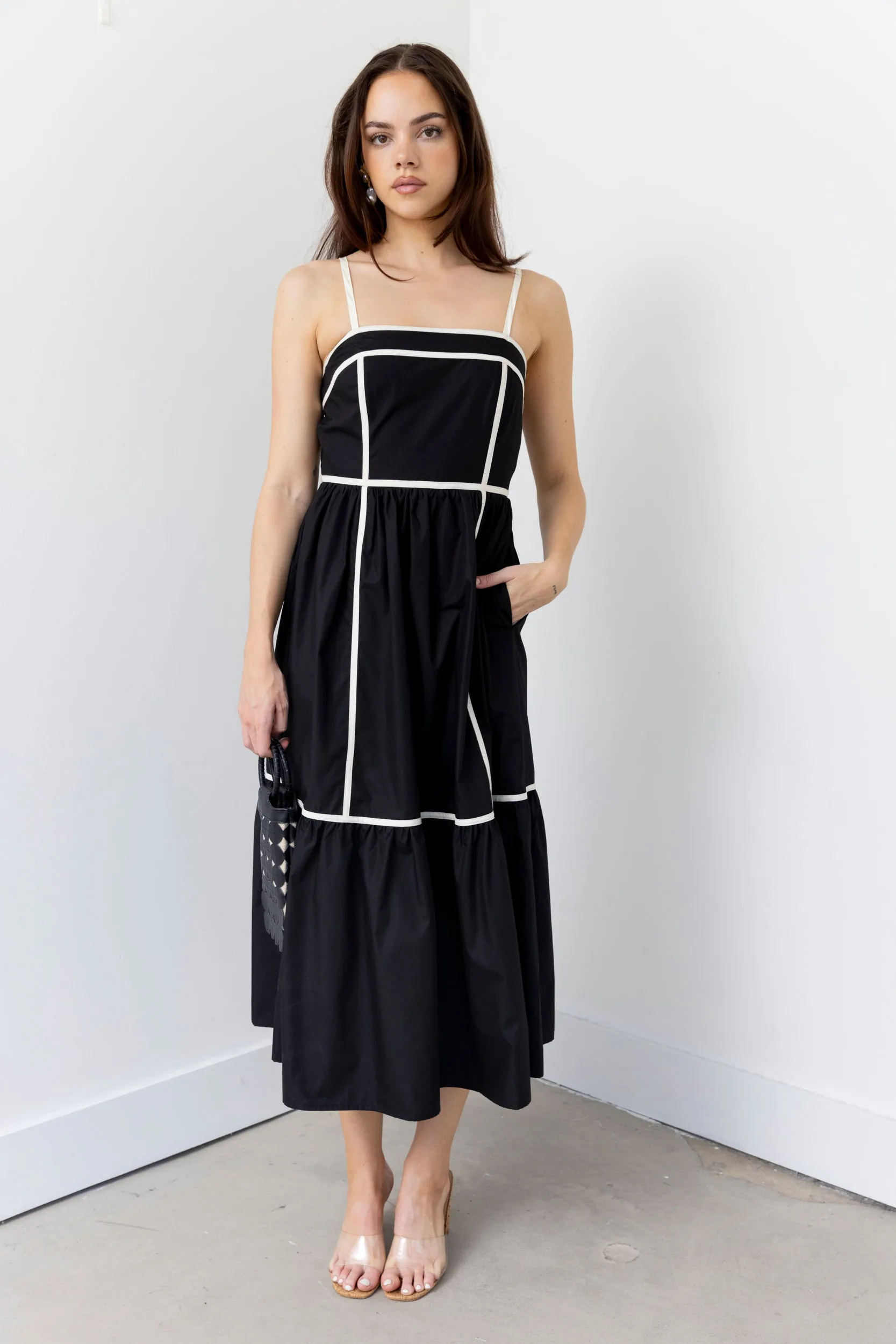 SALE - Ballard Spaghetti Strap Midi Dress sold by fab'rik product image thumbnail 4