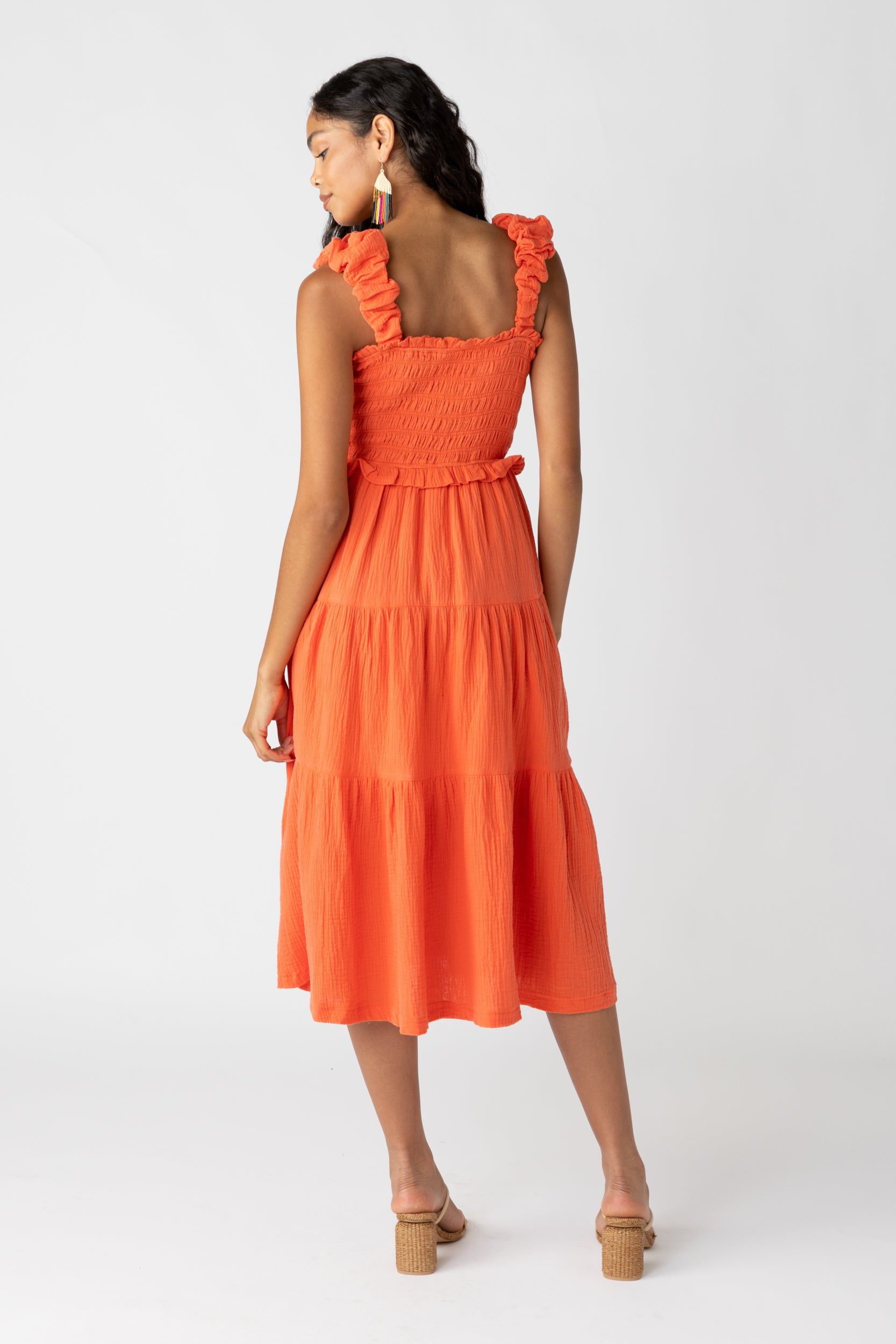 SALE - Nicole Smocked Midi Dress sold by fab'rik product image thumbnail 3