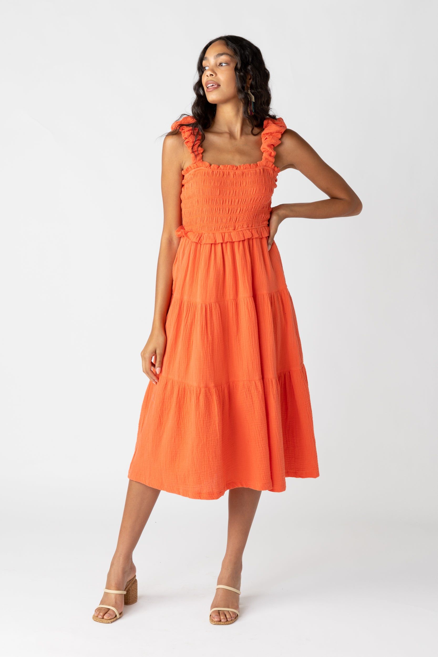 SALE - Nicole Smocked Midi Dress sold by fab'rik product image thumbnail 2