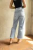 Preston High Rise Patch Pocket Wide Leg Jeans sold by fab'rik