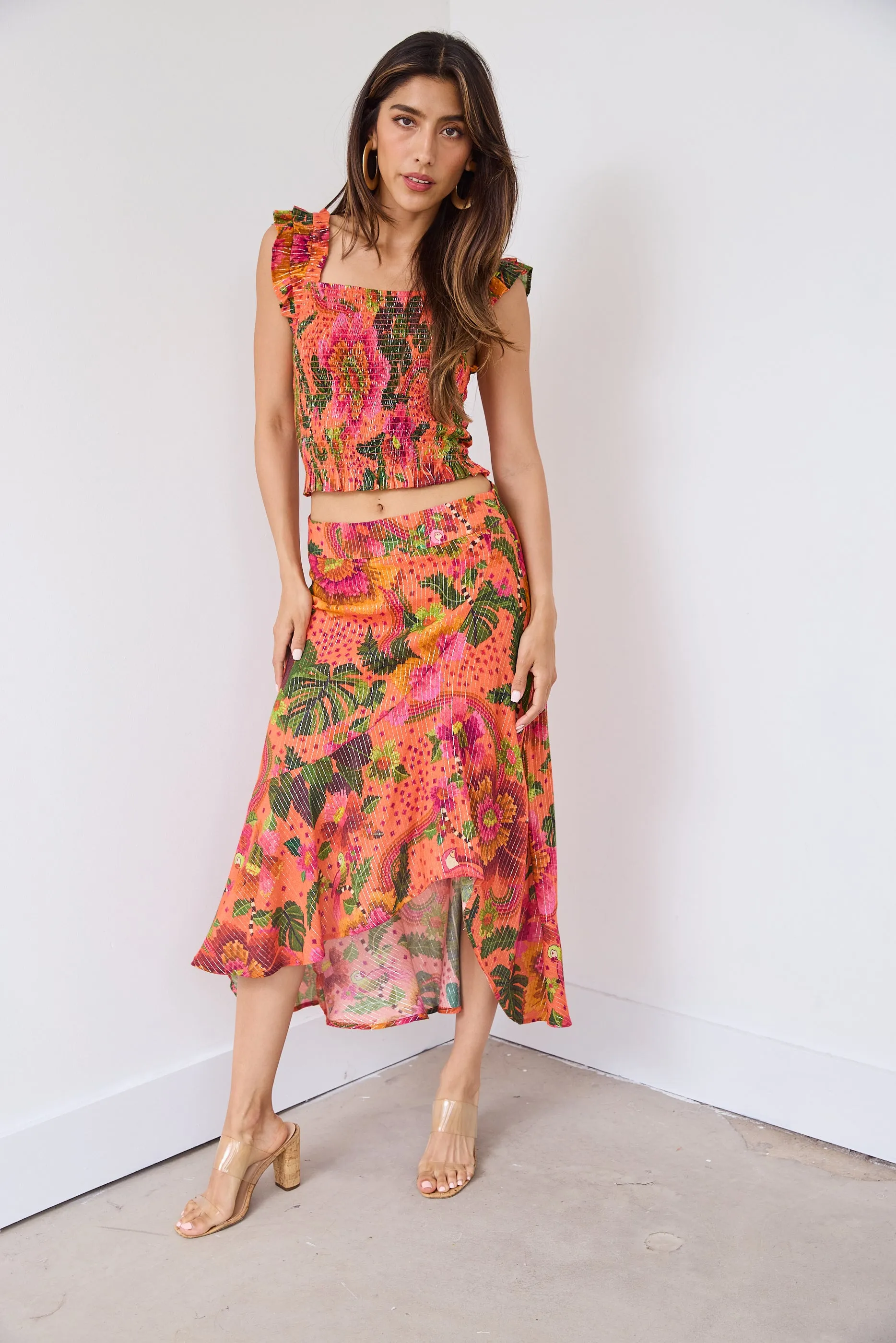 SALE - Frankie Floral Skirt sold by fab'rik