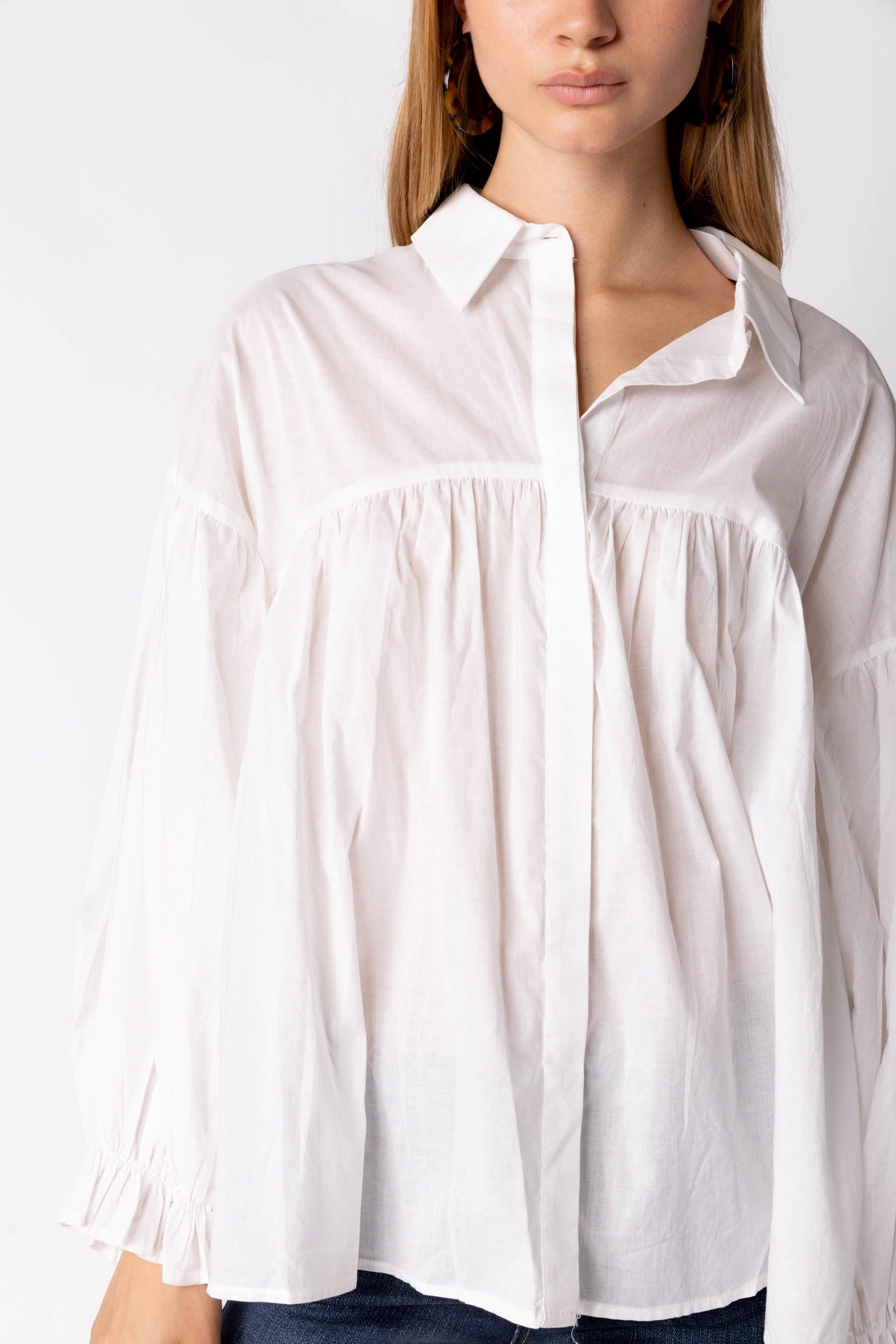 Delphine Pleated Button Down Top sold by fab'rik product image thumbnail 4