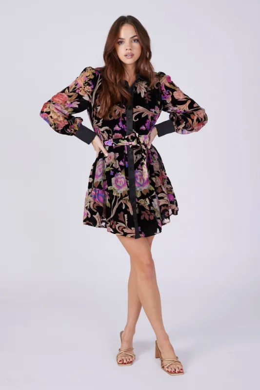 SALE - Julia Velvet Mini Dress sold by fab'rik