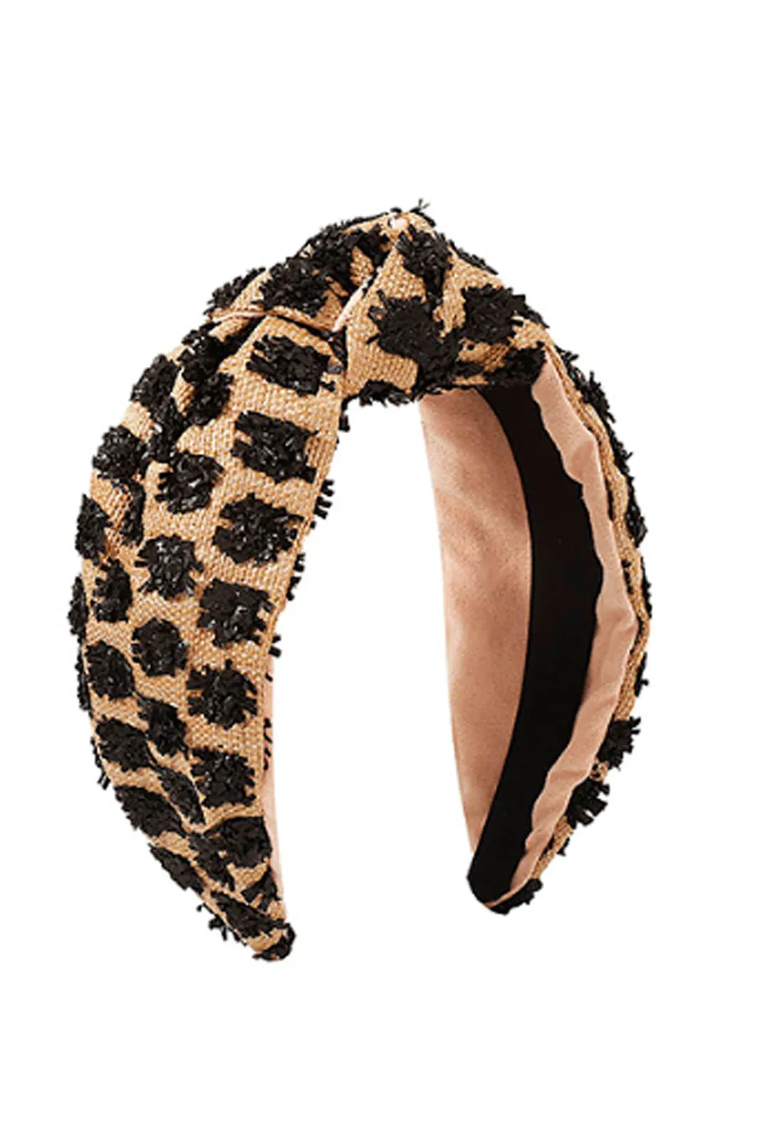 Christine Floral Pattern Straw Headband sold by fab'rik product image thumbnail 2