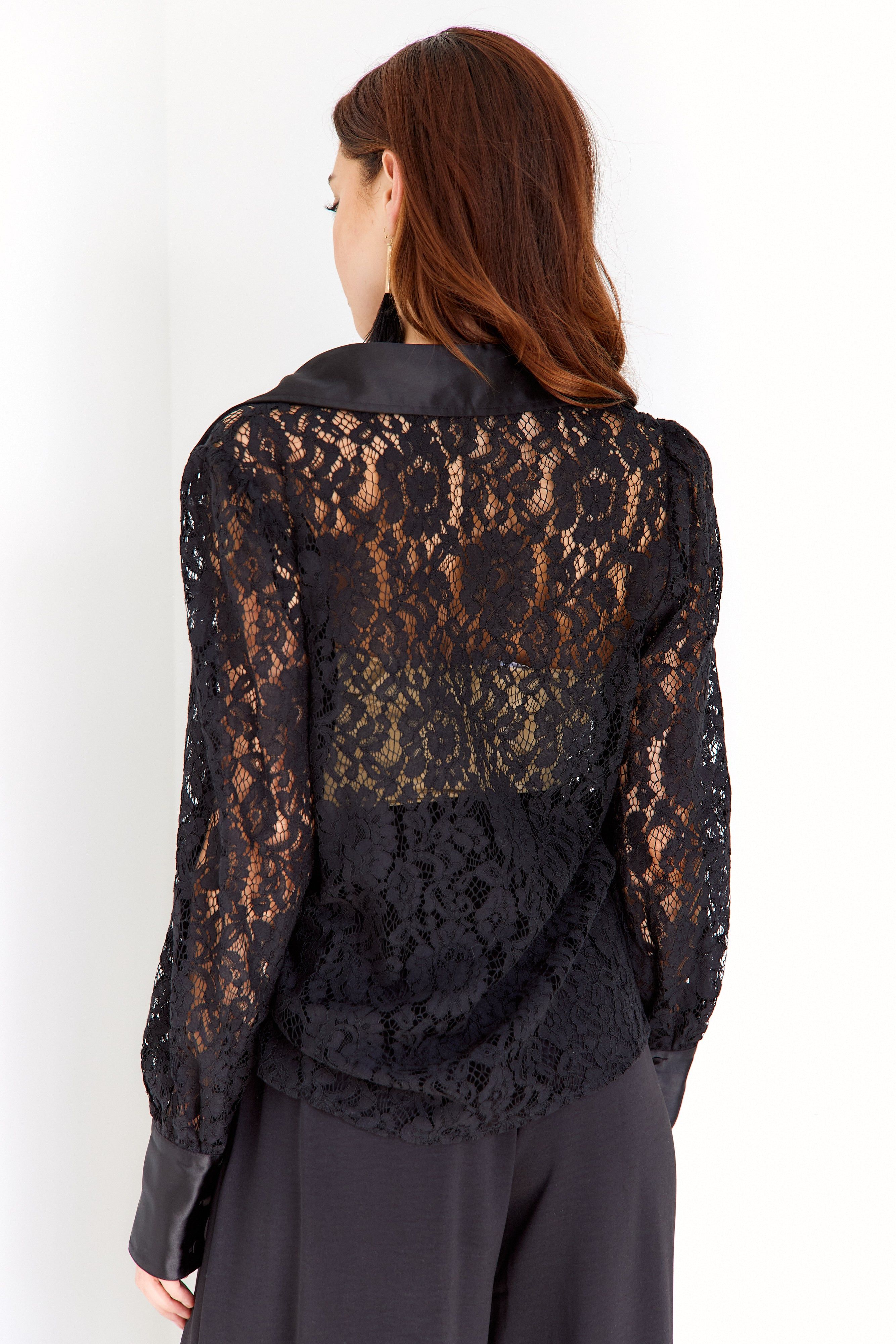 SALE - Ciara Lace Button Down Top sold by fab'rik product image thumbnail 2