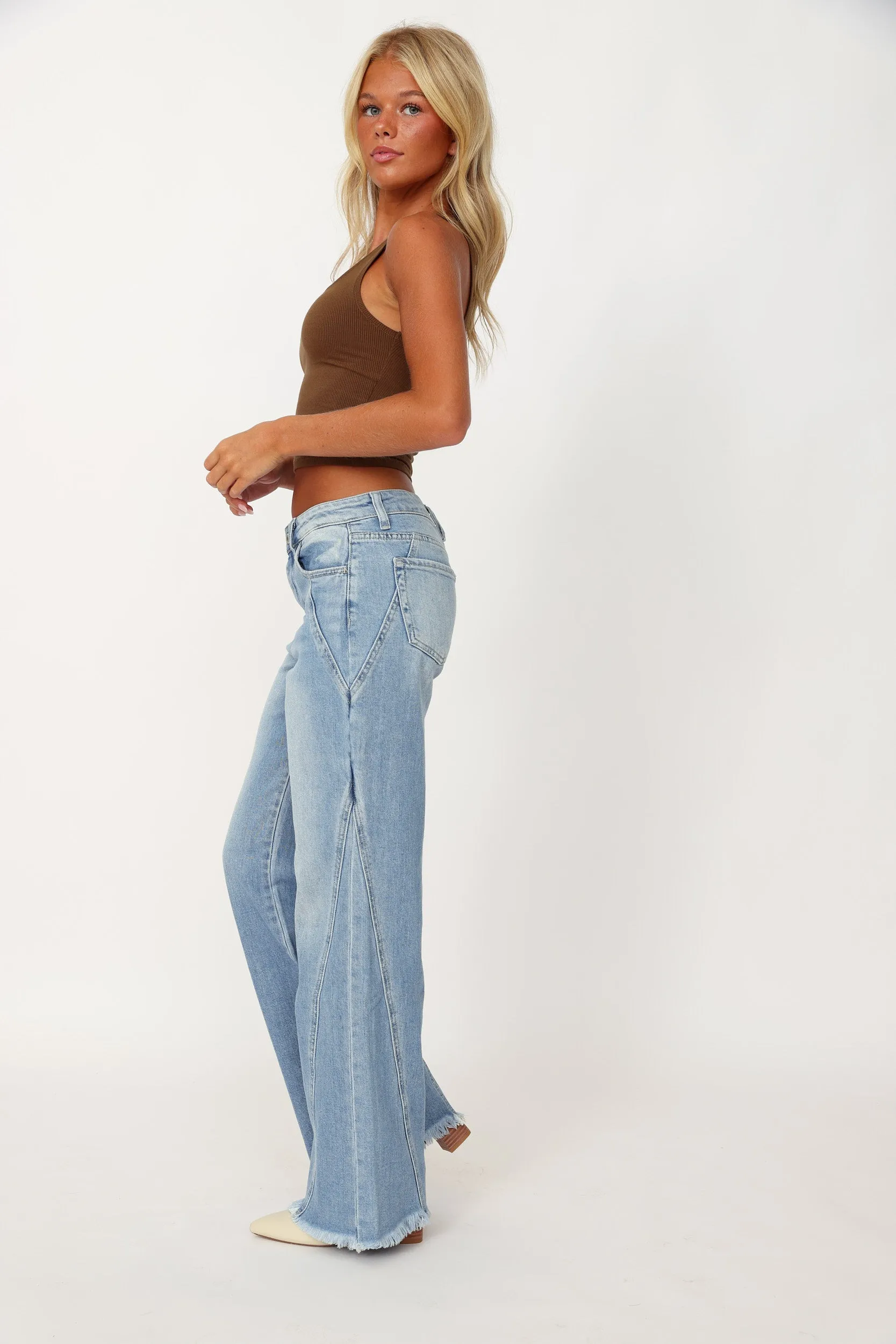 Rivers High Rise Wide Leg A-Line Jeans sold by fab'rik product image thumbnail 2