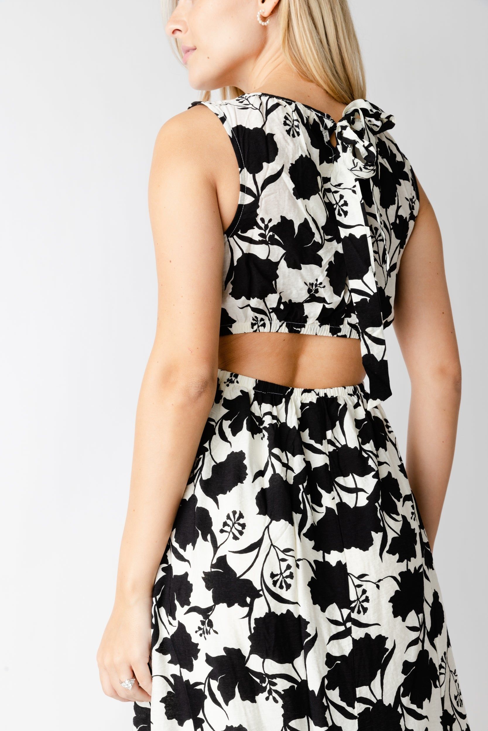 SALE - Tori Floral Open Back Dress sold by fab'rik product image thumbnail 3