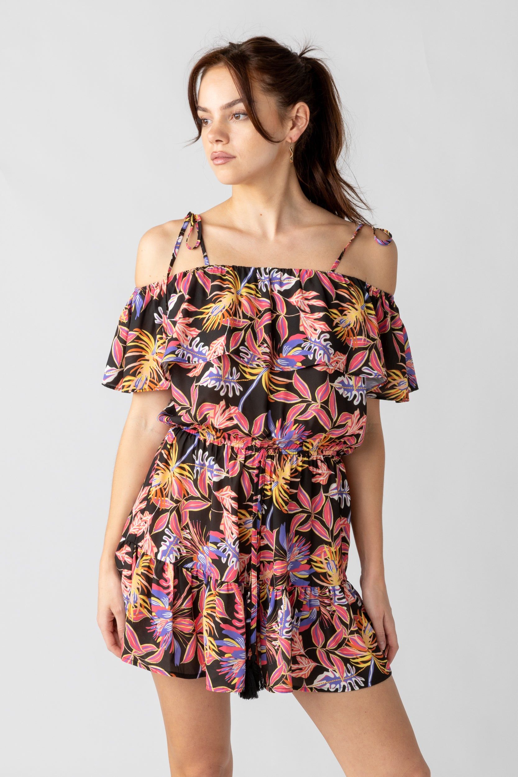 SALE - Cora Printed Ruffle Romper sold by fab'rik product image thumbnail 3