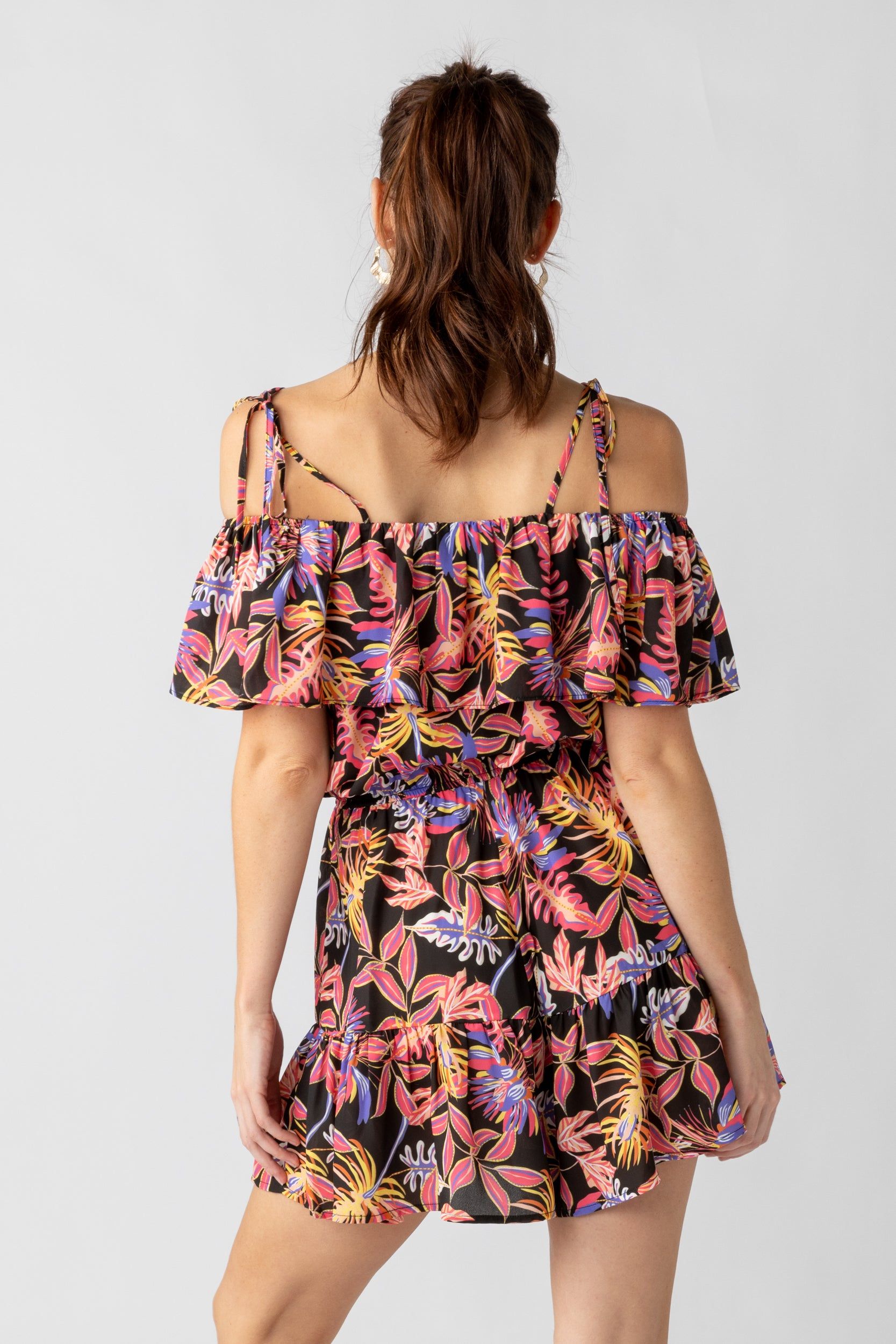 SALE - Cora Printed Ruffle Romper sold by fab'rik product image thumbnail 4