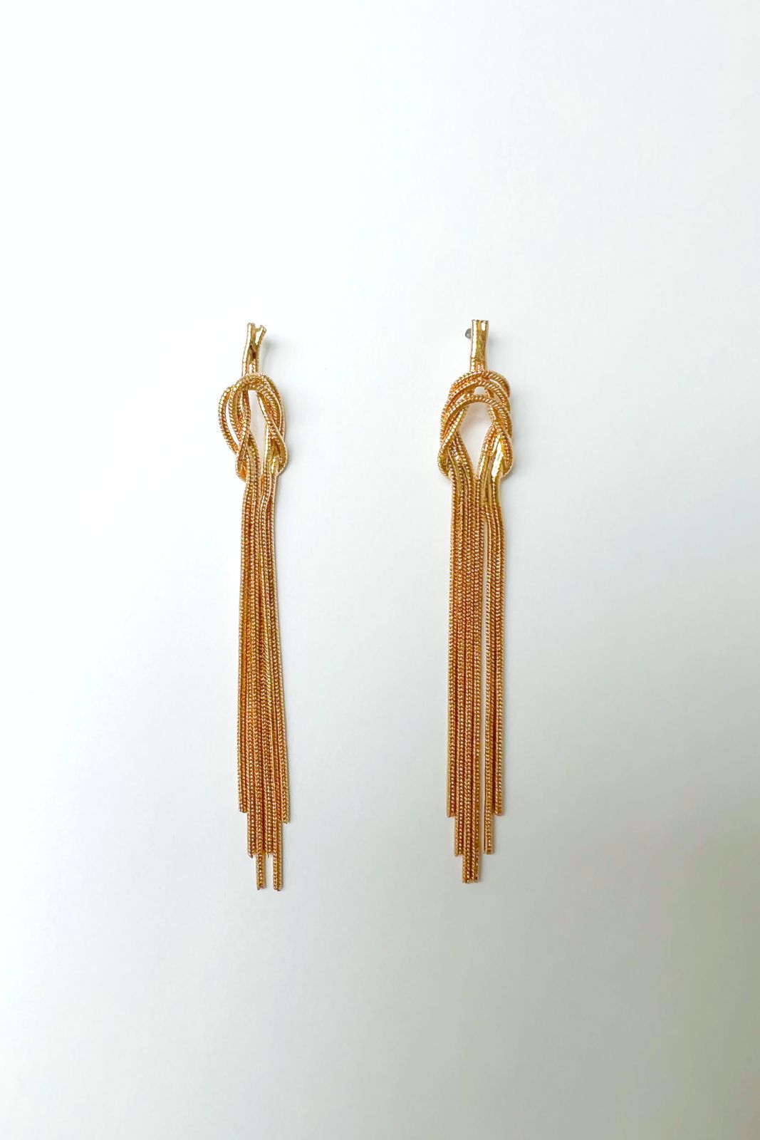 Clarissa Metal Chain Drop Earrings sold by fab'rik