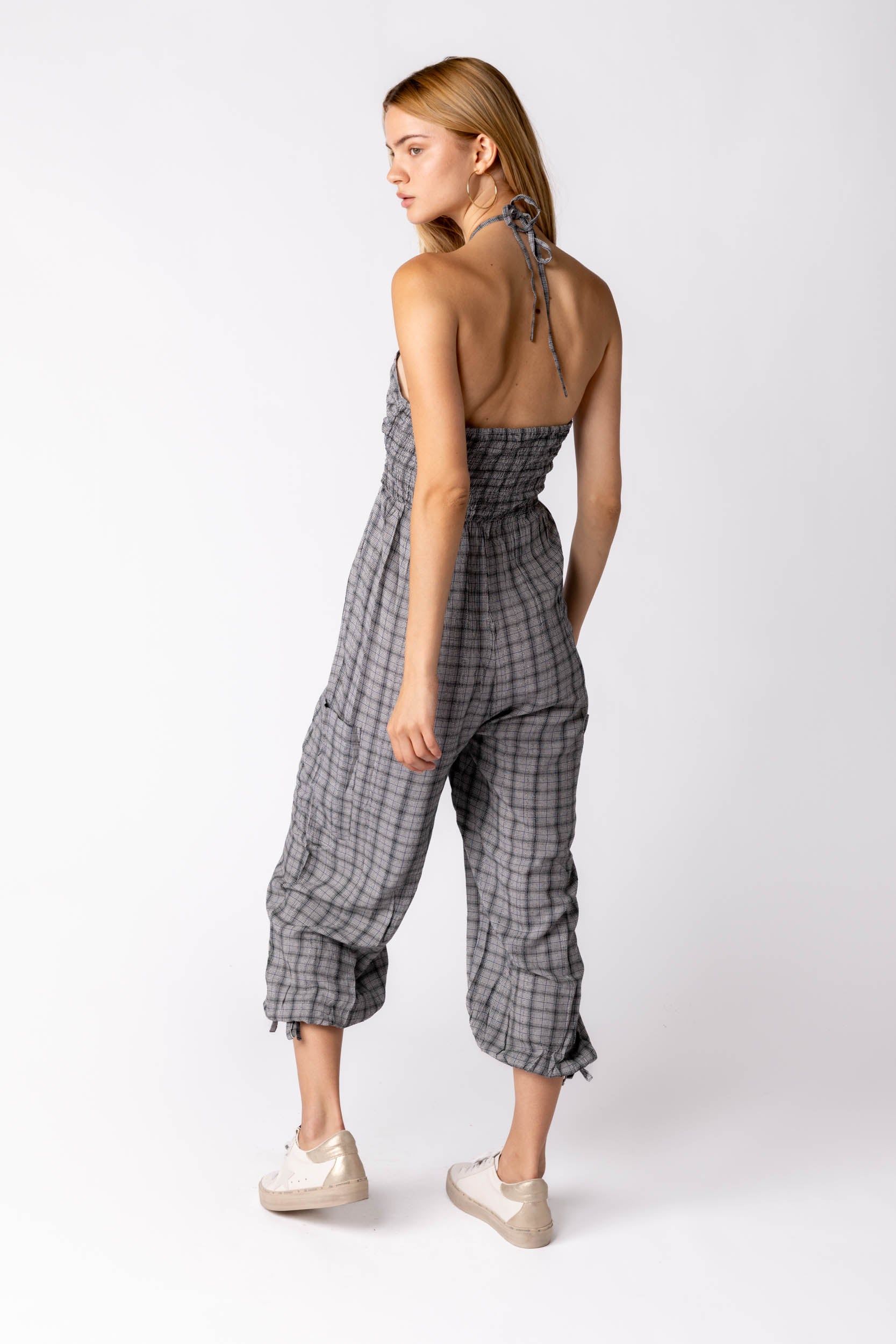SALE - Blair Checked Jumpsuit sold by fab'rik product image thumbnail 3