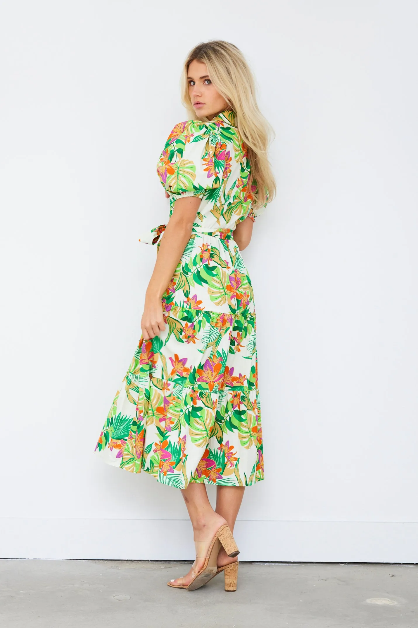 Cohen Floral Button Down Maxi Dress sold by fab'rik product image thumbnail 3