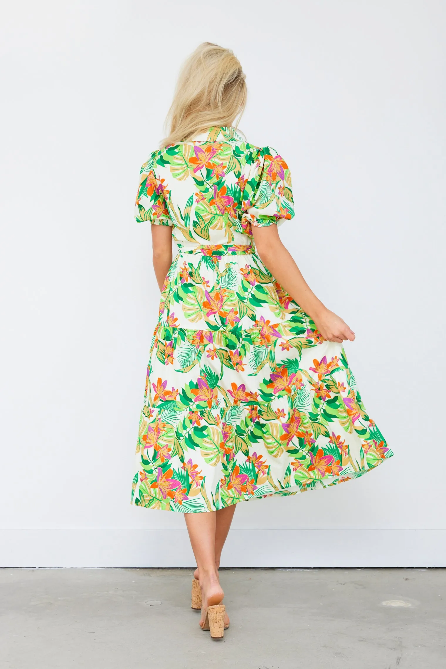 Cohen Floral Button Down Maxi Dress sold by fab'rik product image thumbnail 4
